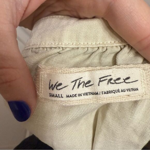 FREE PEOPLE WOMEN'S PALM DESERT DENIM TOP SIZE SMALL - Picture 4 of 4